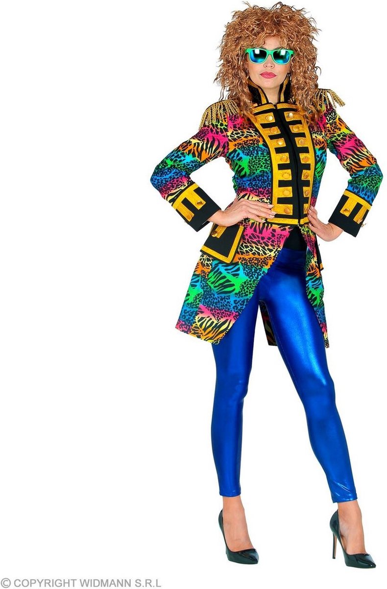 Feesten & Gelegenheden Kostuum | Wilde Parade Slipjas Dierenprint Vrouw | Medium | Carnaval kostuum | Verkleedkleding